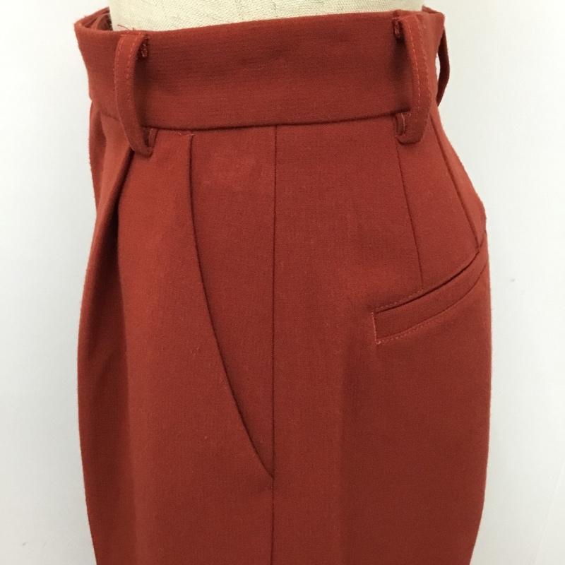 スライ SLY パンツ スラックス 0 無地 茶 / ブラウン / レディース USED 古着 中古 10093313