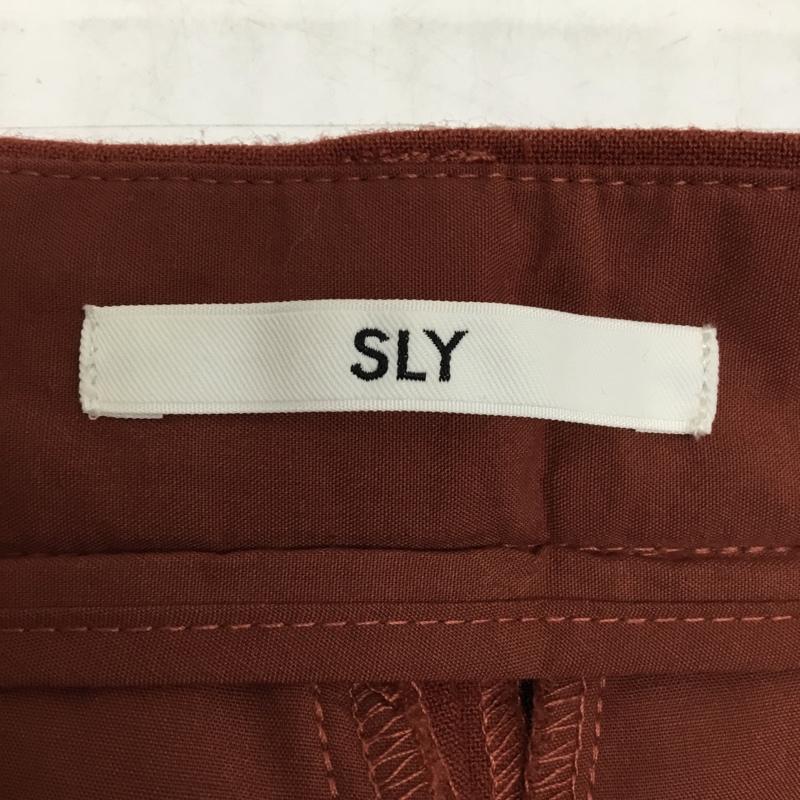 スライ SLY パンツ スラックス 0 無地 茶 / ブラウン / レディース USED 古着 中古 10093313