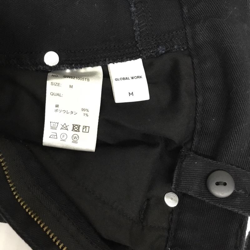 グローバルワーク GLOBAL WORK スカート ひざ丈スカート M 無地 黒 / ブラック / レディース USED 古着 中古 10093319