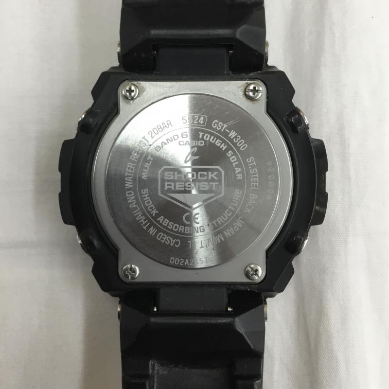 ジーショック G-SHOCK 腕時計 アナログ(クォーツ式) G-STEEL GST-W300 タフソーラー 黒 / ブラック / メンズ USED 古着 中古 10093345