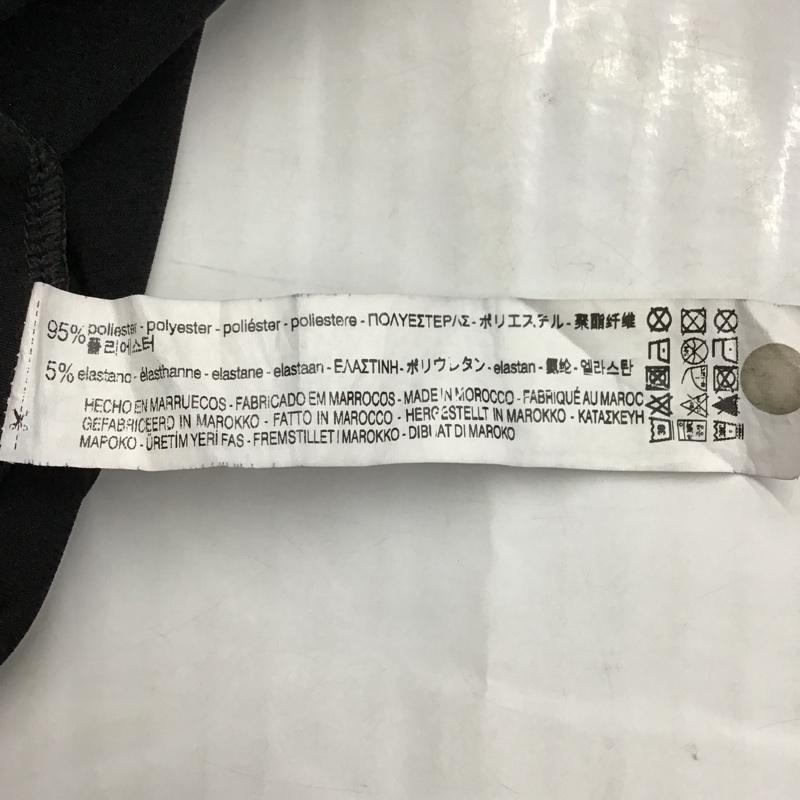 ザラ ZARA カーディガン 長袖 ガウン ワンピース M 無地 黒 / ブラック / レディース USED 古着 中古 10093346