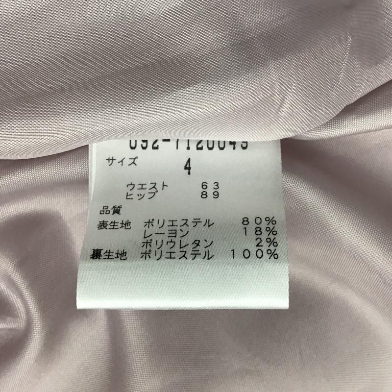 ジルスチュアート JILLSTUART スカート ミニスカート 092-7120049 変形 スカート 4 無地 桃 / ピンク / レディース USED 古着 中古 10093350