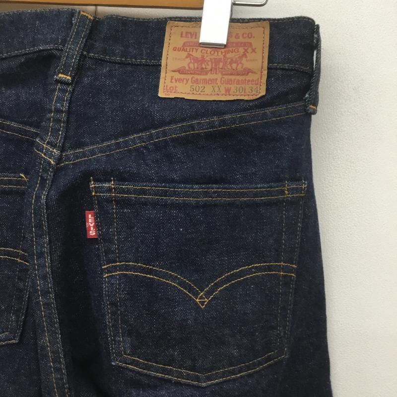 リーバイス Levi's パンツ デニム、ジーンズ 502XX 90s 復刻 日本製 93年 30インチ インディゴ / インディゴ / メンズ USED 古着 中古 10093365