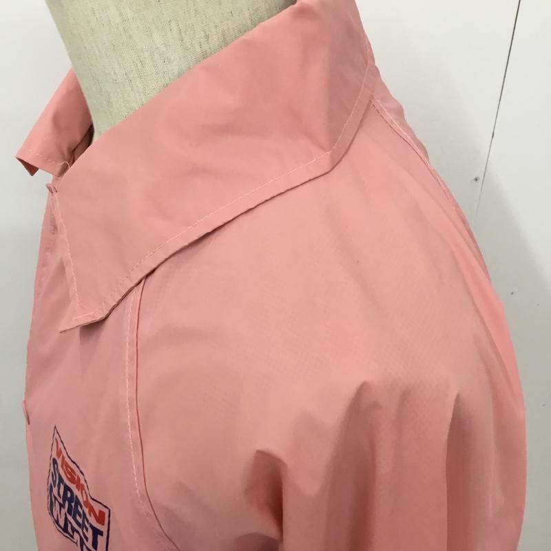 ヴィジョン ストリート ウェア VISION STREET WEAR ジャケット、上着 ジャケット、ブレザー 8523154-T コーチジャケット ナイロンジャケット ジャンパー ラグラン L プリント X ロゴ、文字 桃 / ピンク / メンズ USED 古着 中古 10093389