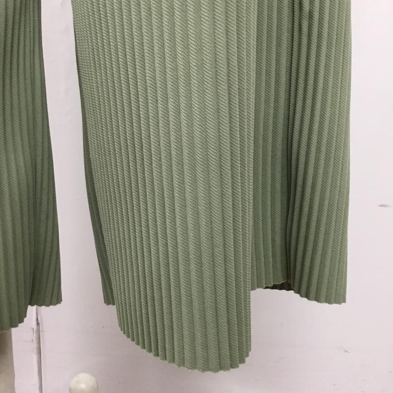 ローリーズファーム LOWRYS FARM ボトムス ボトムス プリーツパンツ FREE 無地 薄緑 / ライトグリーン / レディース USED 古着 中古 10093396