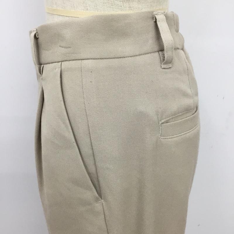 ローリーズファーム LOWRYS FARM パンツ スラックス サイドスリット M 無地 ベージュ / ベージュ / レディース USED 古着 中古 10093403