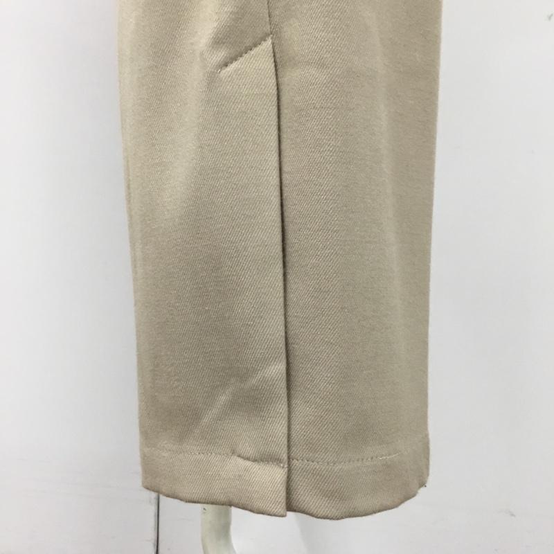 ローリーズファーム LOWRYS FARM パンツ スラックス サイドスリット M 無地 ベージュ / ベージュ / レディース USED 古着 中古 10093403