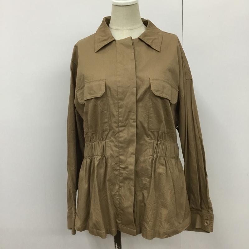 レイカズン Ray Cassin ジャケット、上着 ジャンパー、ブルゾン FREE 無地 茶 / ブラウン / レディース USED 古着 中古 10093405