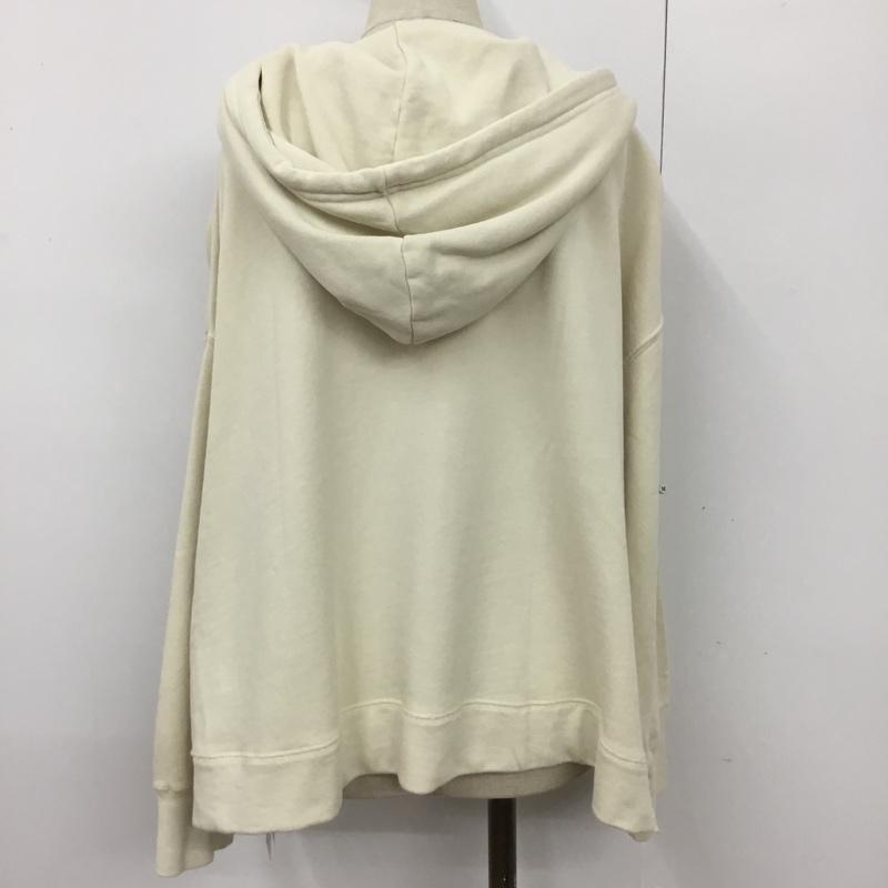 メルロー イキュウ MERLOT IKYU パーカー 長袖 フーディ FREE 無地 アイボリー / アイボリー / レディース USED 古着 中古 10093407