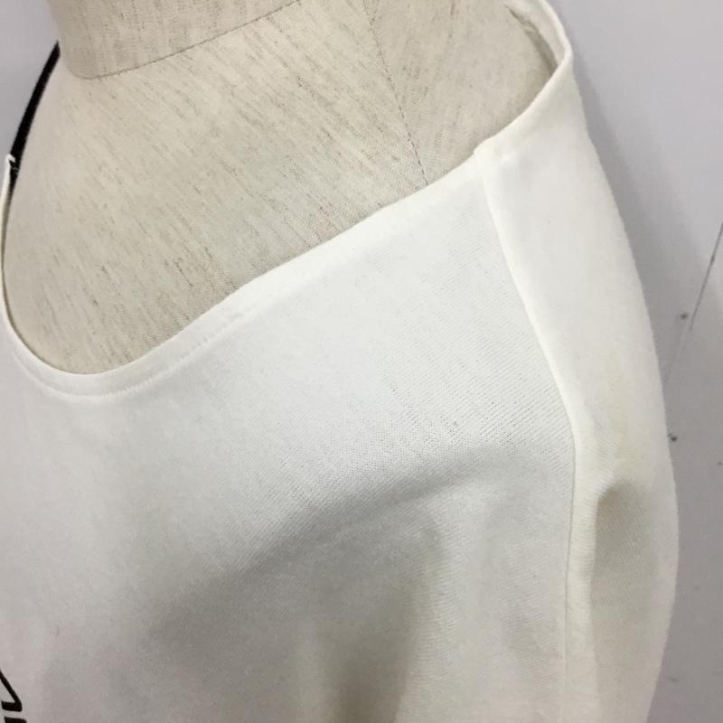リミフゥ LIMI feu カットソー 半袖 LV-T59-837 リミフゥ×ミハラヤスヒロロゴプリントバイカラービッグシルエットTシャツ S ロゴ、文字 白 / ホワイト / X 黒 / ブラック / メンズ USED 古着 中古 10093416