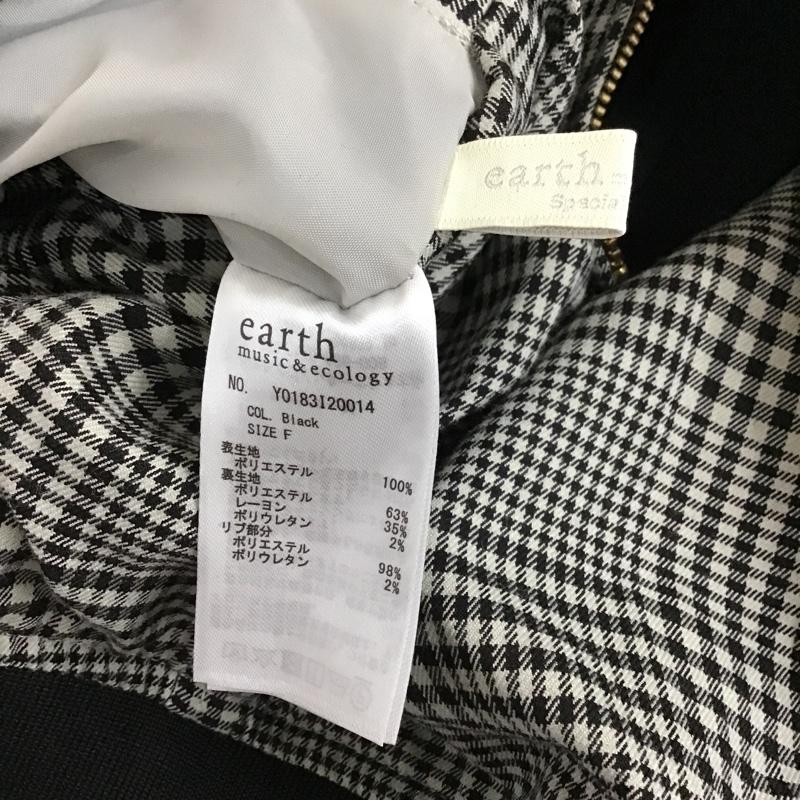 アースミュージックアンドエコロジー earth music&ecology ジャケット、上着 ジャンパー、ブルゾン リバーシブル FREE 無地 X チェック マルチカラー / マルチカラー / レディース USED 古着 中古 10093439