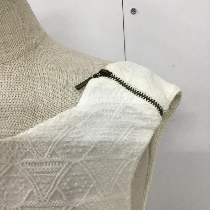 ザラ ZARA タンクトップ タンクトップ S 白 / ホワイト / レディース USED 古着 中古 10093444