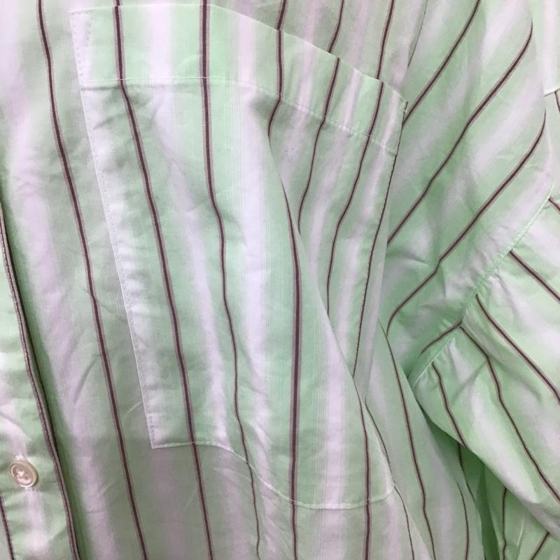 グリーンレーベルリラクシング green label relaxing シャツ、ブラウス 長袖 3611-169-1818 タック スリーブ シャツ ストライプ ストライプ マルチカラー / マルチカラー / レディース USED 古着 中古 10093471