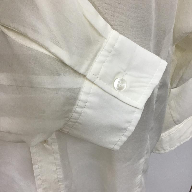 ローリーズファーム LOWRYS FARM シャツ、ブラウス 長袖 シアーシャツ FREE 無地 白 / ホワイト / レディース USED 古着 中古 10093483