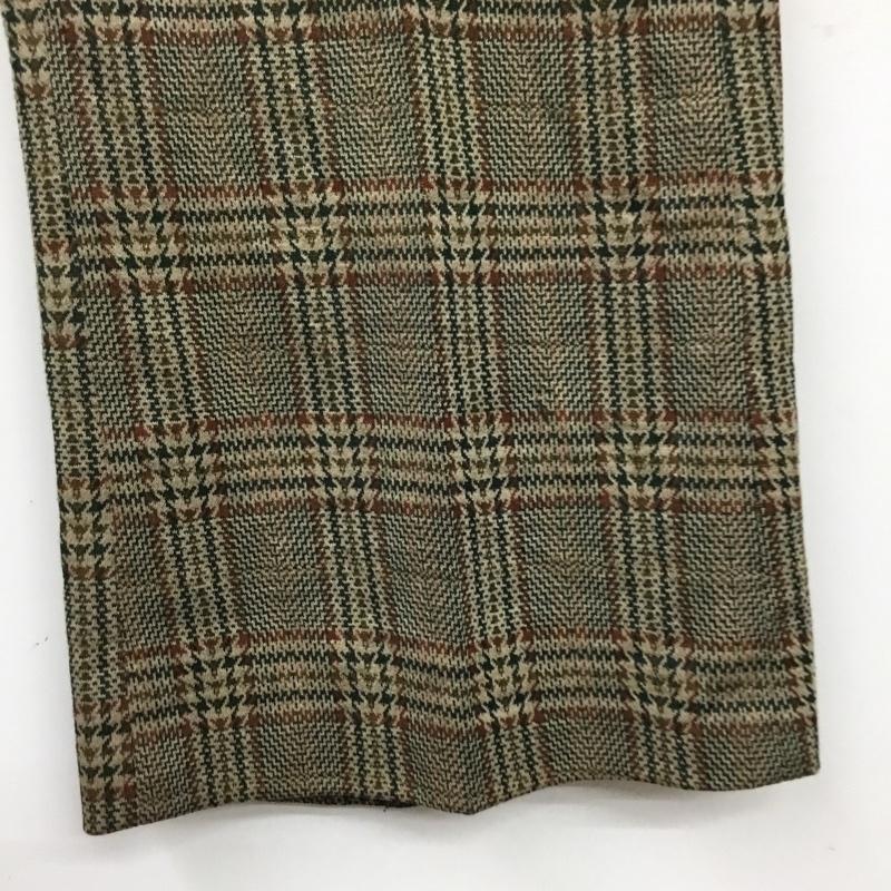 古着 USED パンツ スラックス HAGGAR チェック ベージュ / ベージュ / X 緑 / グリーン / X 茶 / ブラウン / メンズ USED 古着 中古 10093527