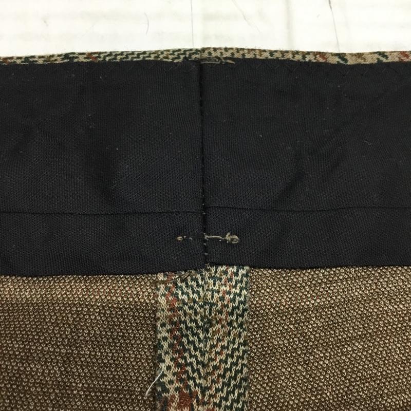 古着 USED パンツ スラックス HAGGAR チェック ベージュ / ベージュ / X 緑 / グリーン / X 茶 / ブラウン / メンズ USED 古着 中古 10093527