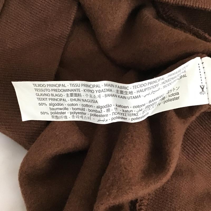 ザラ ZARA トレーナー 長袖 M 無地 茶 / ブラウン / レディース USED 古着 中古 10093529