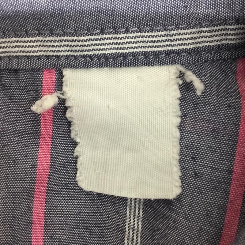 古着 USED シャツ、ブラウス 半袖 ELY CATTLEMAN TALL MAN ウエスタンシャツ L ストライプ 紺 / ネイビー / X 白 / ホワイト / X 桃 / ピンク /  メンズ USED 古着 中古 10093543