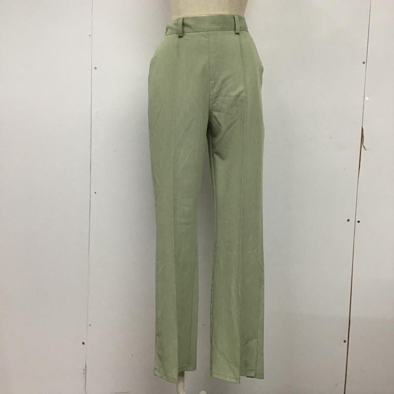 レトロガール RETRO GIRL パンツ スラックス FREE 無地 薄緑 / ライトグリーン / レディース USED 古着 中古 10093580