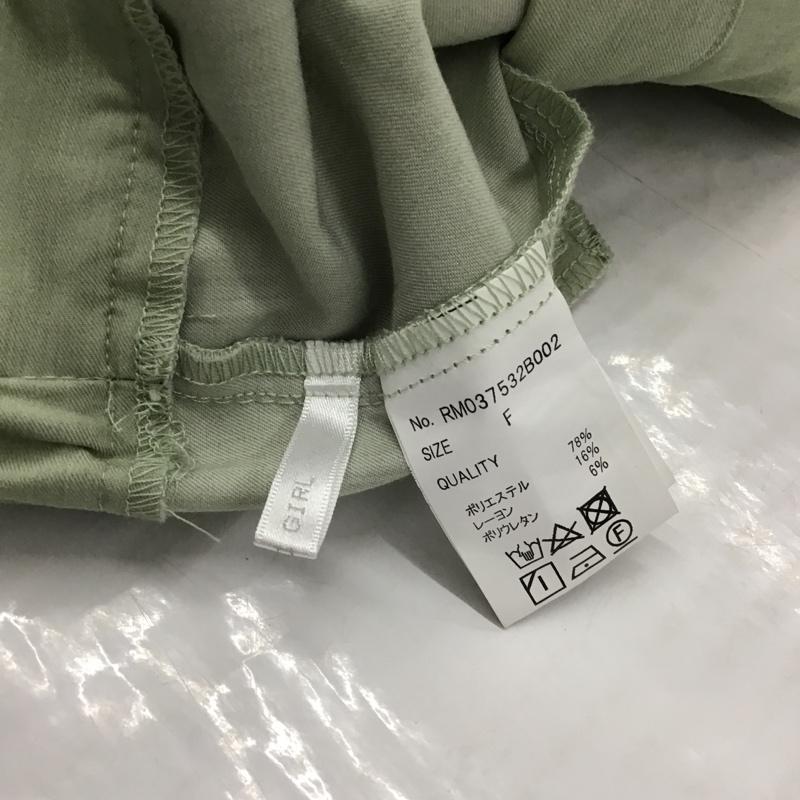レトロガール RETRO GIRL パンツ スラックス FREE 無地 薄緑 / ライトグリーン / レディース USED 古着 中古 10093580