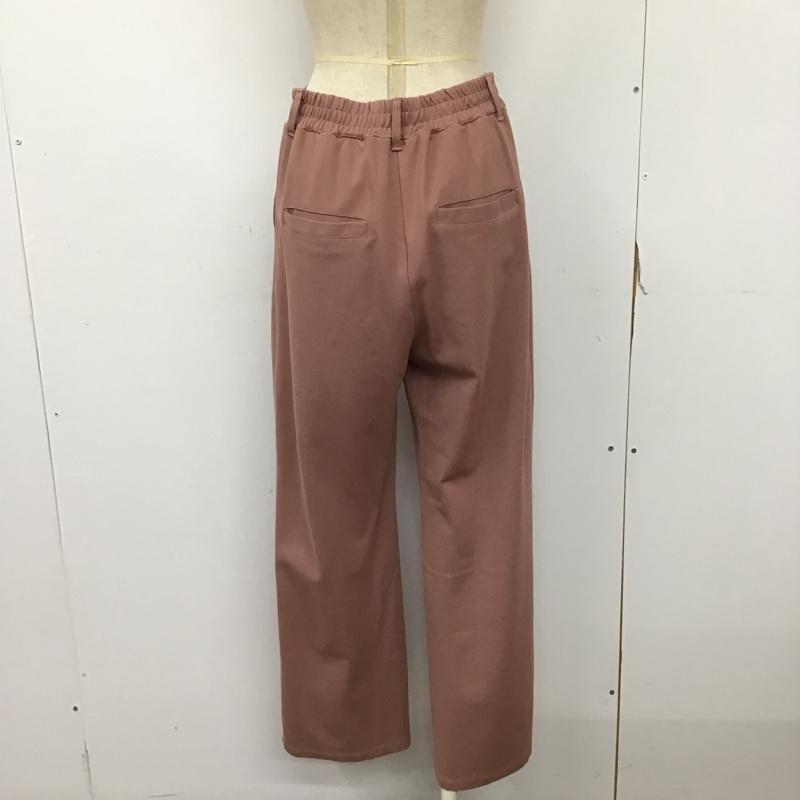 ローリーズファーム LOWRYS FARM パンツ スラックス LF520001CF ポンチピンタックイージーパンツ L 無地 桃 / ピンク / レディース USED 古着 中古 10093608