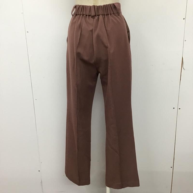 ナイスクラップ NICE CLAUP パンツ スラックス 510270 センタープレス M 無地 桃 / ピンク / レディース USED 古着 中古 10093616