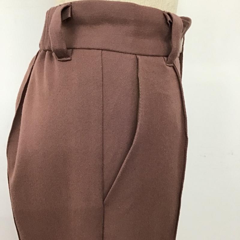 ナイスクラップ NICE CLAUP パンツ スラックス 510270 センタープレス M 無地 桃 / ピンク / レディース USED 古着 中古 10093616