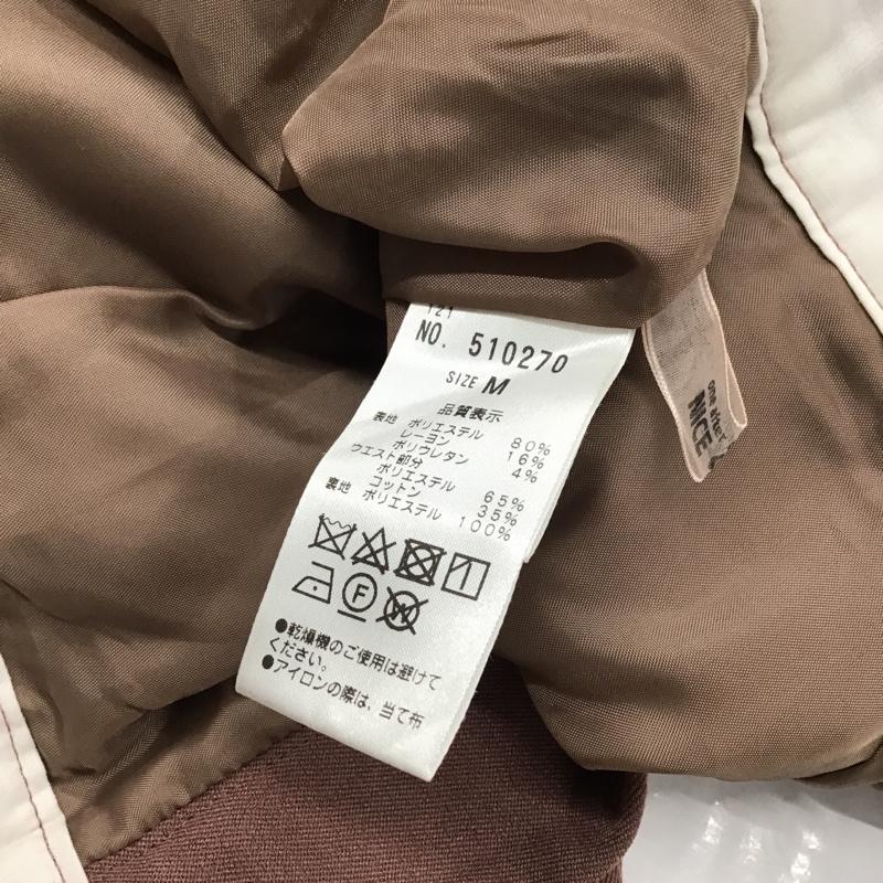 ナイスクラップ NICE CLAUP パンツ スラックス 510270 センタープレス M 無地 桃 / ピンク / レディース USED 古着 中古 10093616