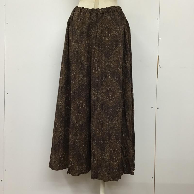 レプシィム LEPSIM ボトムス ボトムス LP050504AD スカーチョ ワイドパンツ FREE 総柄 ダークブラウン / ダークブラウン / レディース USED 古着 中古 10093617