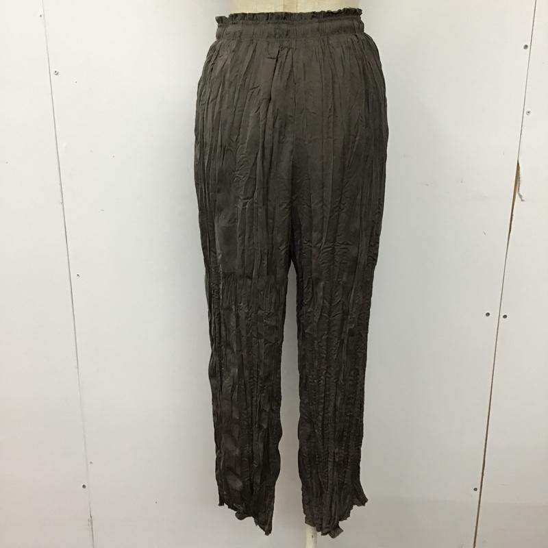 古着 USED ボトムス ボトムス ワイドパンツ S 無地 ダークブラウン / ダークブラウン / レディース USED 古着 中古 10093620