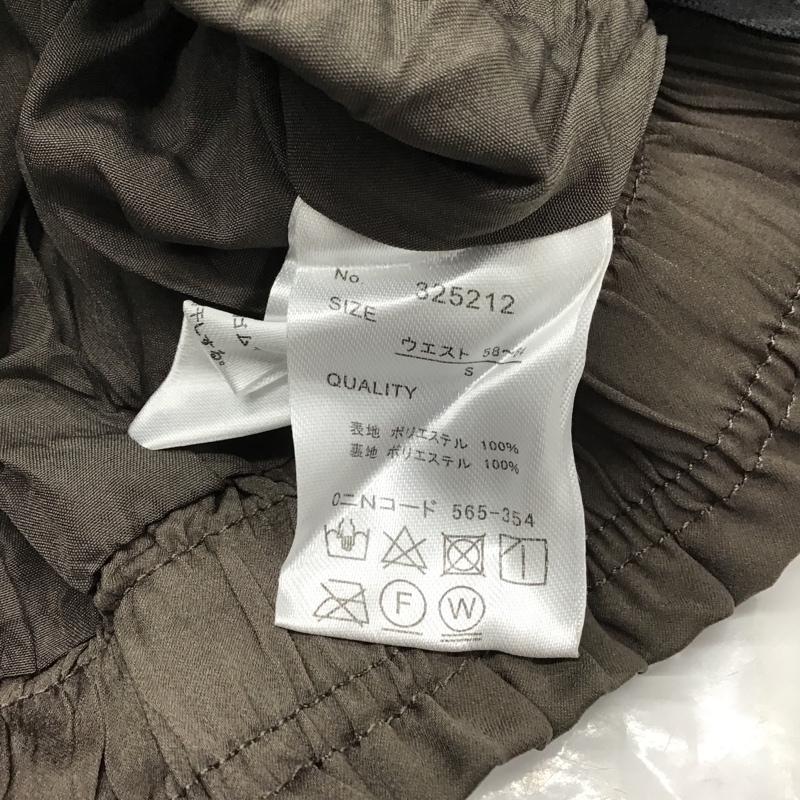 古着 USED ボトムス ボトムス ワイドパンツ S 無地 ダークブラウン / ダークブラウン / レディース USED 古着 中古 10093620