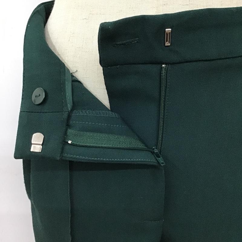 ザラ ZARA パンツ スラックス XS 無地 緑 / グリーン / レディース USED 古着 中古 10093637