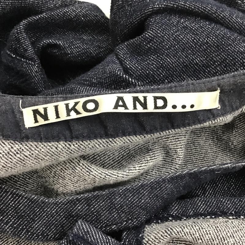 ニコアンド niko and... カットソー 長袖 ON56DB01KO 無地 紺 / ネイビー /  レディース USED 古着 中古 10093643