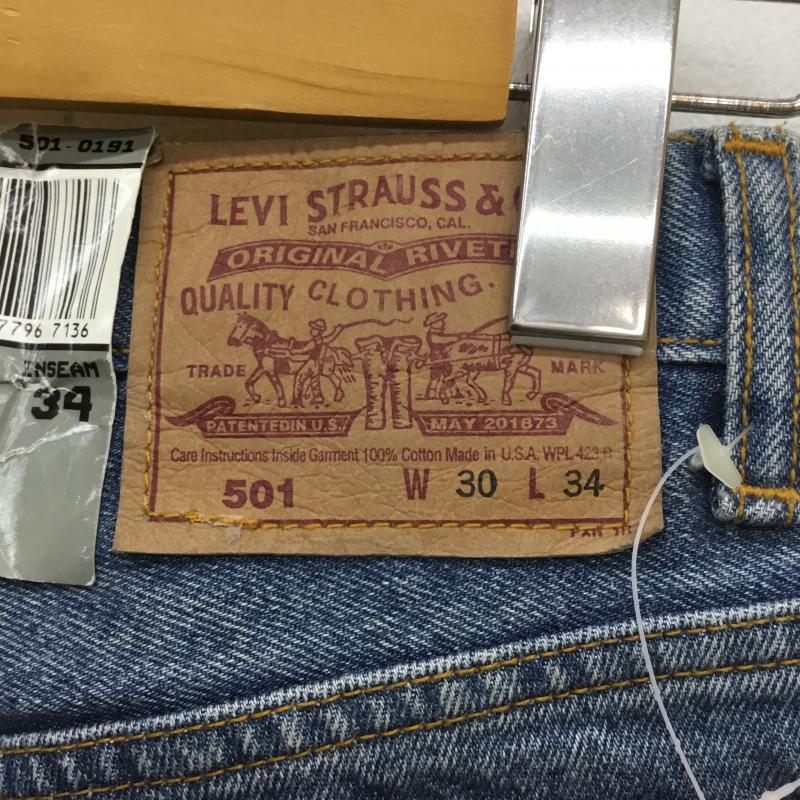 リーバイス Levi's パンツ デニム、ジーンズ デッドストック 501 USA製 93年 Deadstock 520工場 30インチ インディゴ / インディゴ / メンズ USED 古着 中古 10093664