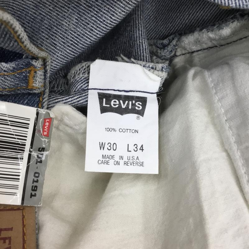 リーバイス Levi's パンツ デニム、ジーンズ デッドストック 501 USA製 93年 Deadstock 520工場 30インチ インディゴ / インディゴ / メンズ USED 古着 中古 10093664