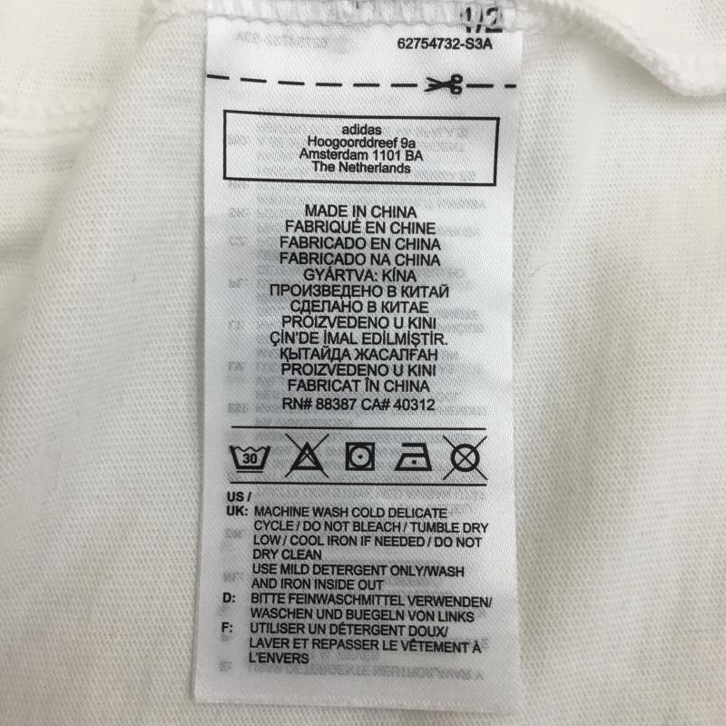 アディダス adidas Tシャツ 半袖 HUMAN MADE ヒューマンメイド GV4338 8 プリント 白 / ホワイト /  メンズ USED 古着 中古 10093685
