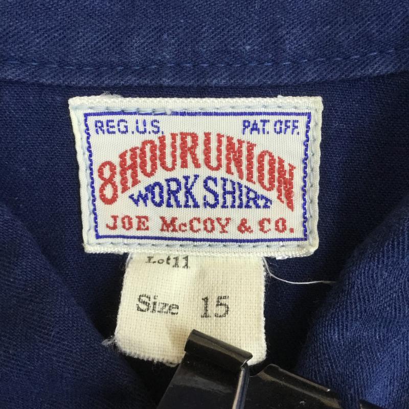 ジョーマッコイ JOE McCOY シャツ、ブラウス 半袖 ワッペン 刺繍 青 / ブルー /  メンズ USED 古着 中古 10093686