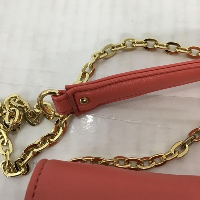 フェルゥ Feroux ショルダーバッグ ショルダーバッグ リボン チェーンベルト 無地 桃 / ピンク / レディース USED 古着 中古 10093704
