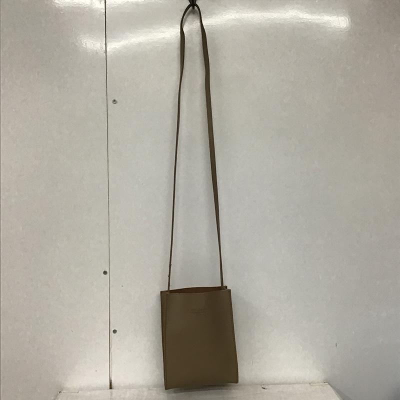 古着 USED ショルダーバッグ ショルダーバッグ スクエア ロゴ、文字 グレージュ / グレージュ / レディース USED 古着 中古 10093710