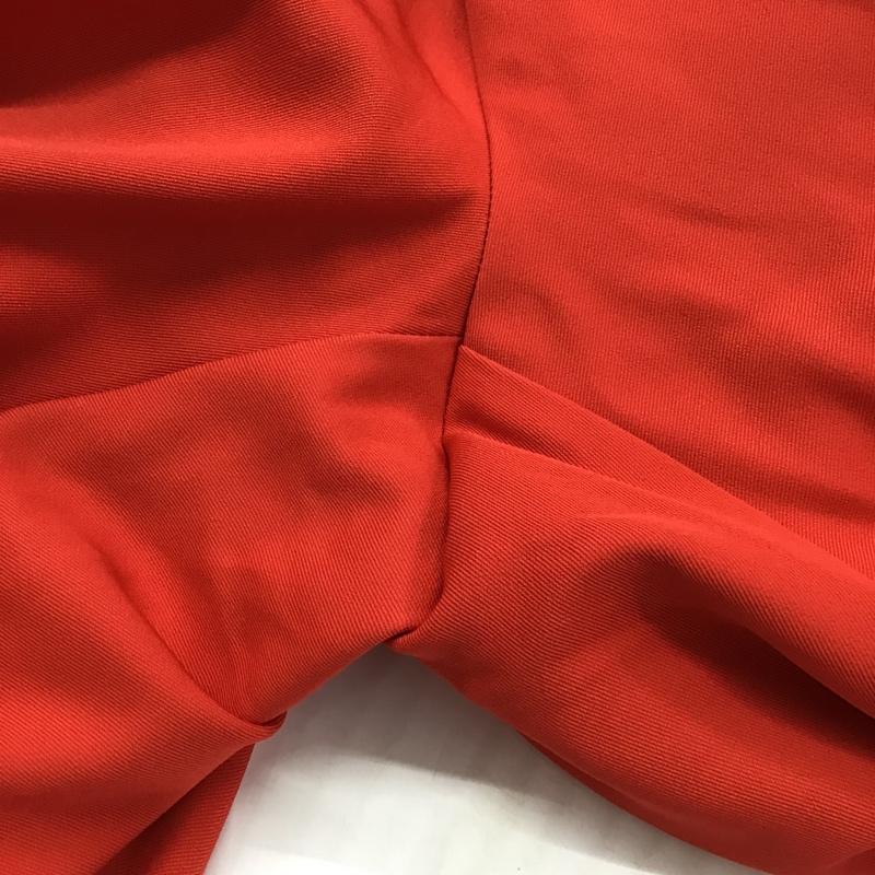フォルクシー forksy. ボトムス ボトムス 30175A334 フレアパンツ 裾スリット M 無地 赤 / レッド / レディース USED 古着 中古 10093726