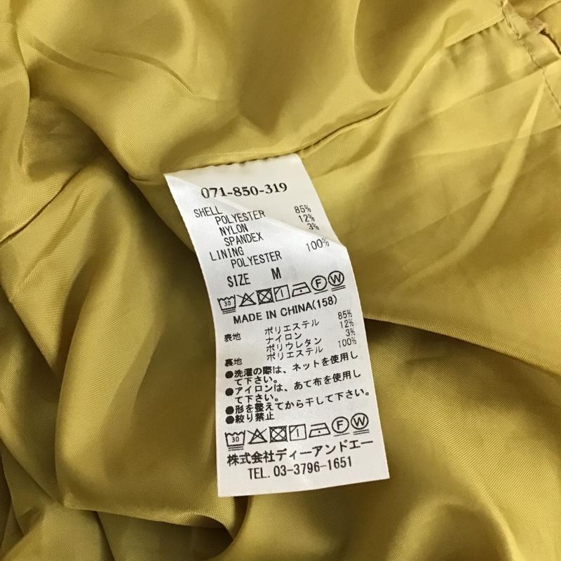 ティティーアンドコー titty&Co. スカート ひざ丈スカート 071-850-319 M 無地 マスタード / マスタード / レディース USED 古着 中古 10093736