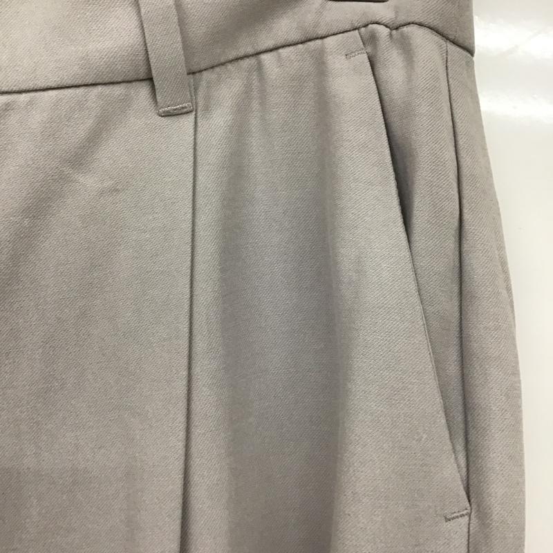 ヘンネスアンドモーリッツ H&M パンツ スラックス ワイドパンツ タック入り 38 無地 灰 / グレー / レディース USED 古着 中古 10093742