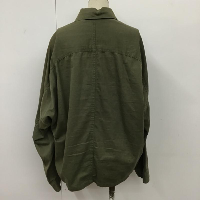 アズールバイマウジー AZUL BY MOUSSY ジャケット、上着 ジャケット、ブレザー 250BSM30-298C ルーズミリタリージャケット FREE 無地 カーキ / カーキ / レディース USED 古着 中古 10093751