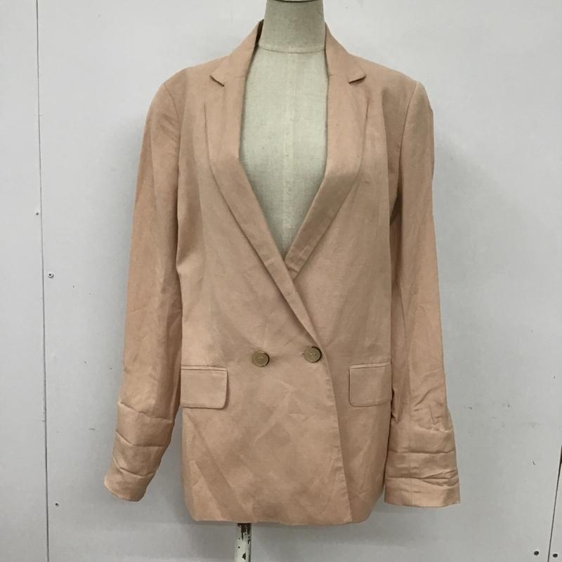 ベルシュカ Bershka ジャケット、上着 ジャケット、ブレザー 1014 085 990 レーヨンリネン XS 無地 桃 / ピンク / レディース USED 古着 中古 10093754