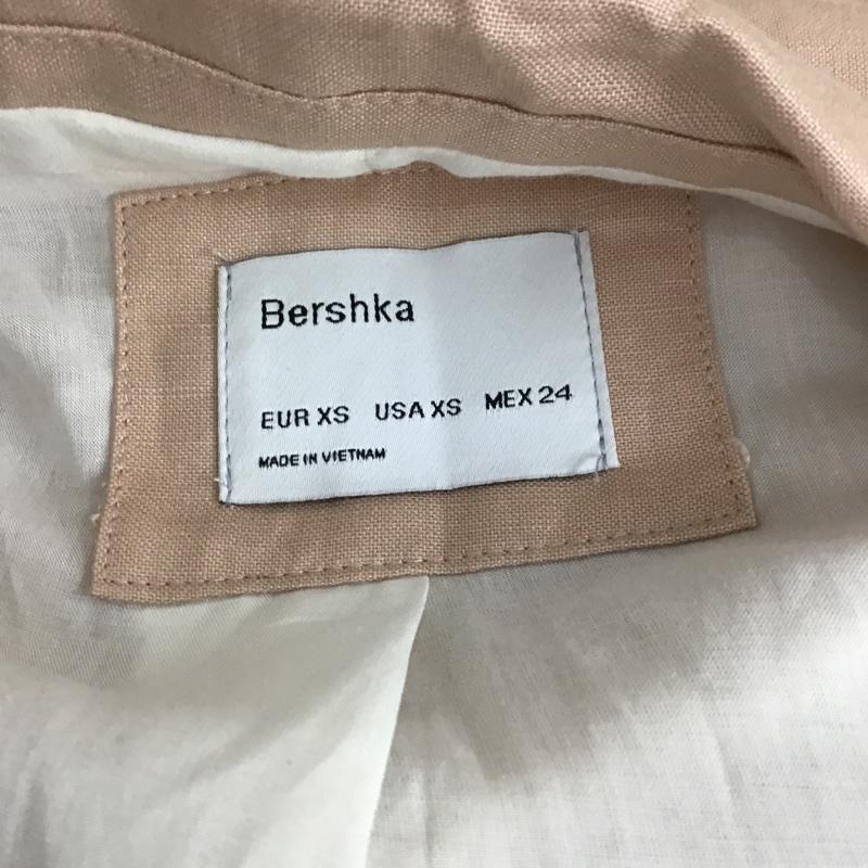ベルシュカ Bershka ジャケット、上着 ジャケット、ブレザー 1014 085 990 レーヨンリネン XS 無地 桃 / ピンク / レディース USED 古着 中古 10093754