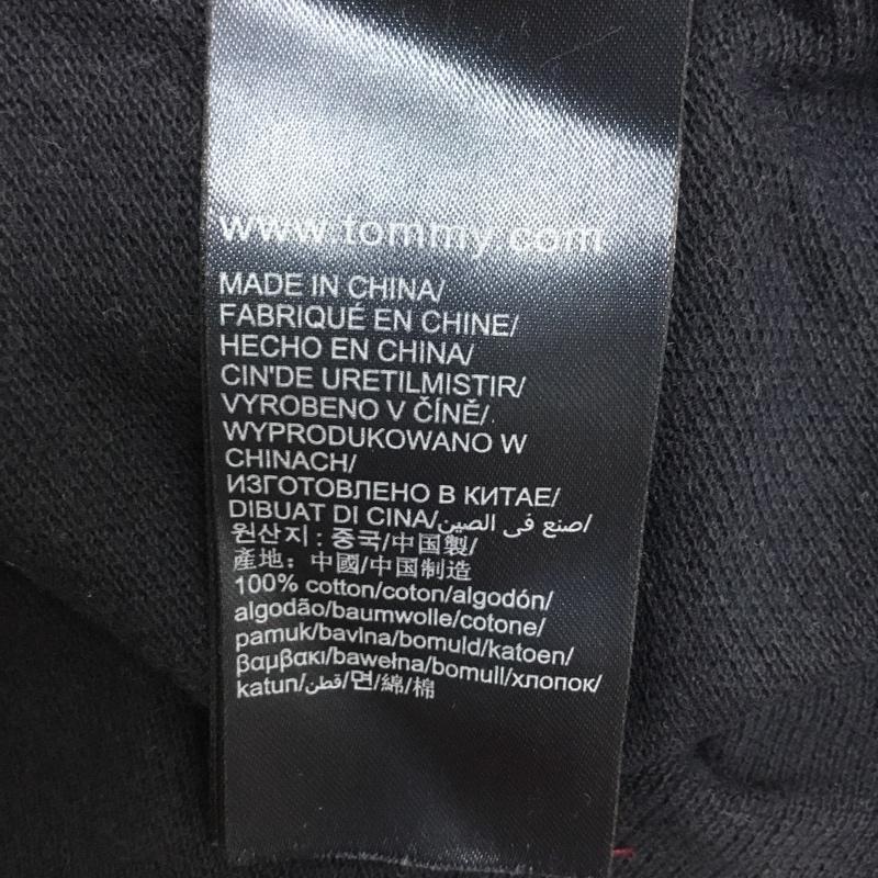 トミーヒルフィガー TOMMY HILFIGER ポロシャツ 半袖 4500218850 M 総柄 紺 / ネイビー / メンズ USED 古着 中古 10093793