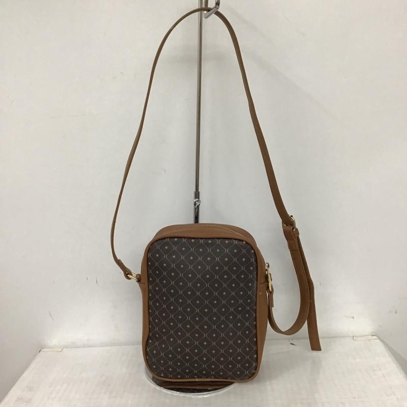 ヘザー Heather ショルダーバッグ ショルダーバッグ ミニショルダー 縦型 総柄 ダークブラウン / ダークブラウン / X 茶 / ブラウン / レディース USED 古着 中古 10093814