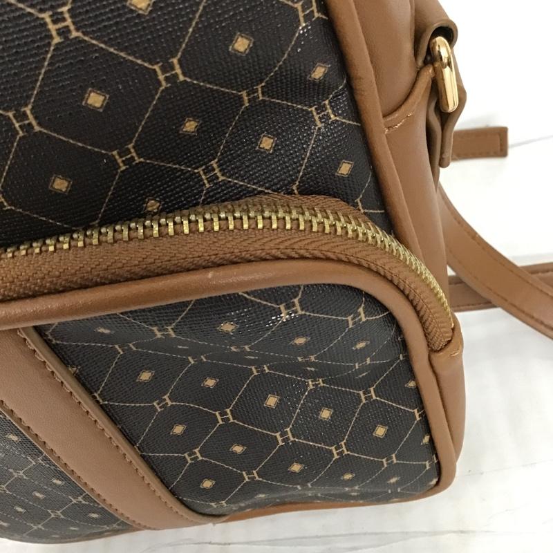 ヘザー Heather ショルダーバッグ ショルダーバッグ ミニショルダー 縦型 総柄 ダークブラウン / ダークブラウン / X 茶 / ブラウン / レディース USED 古着 中古 10093814