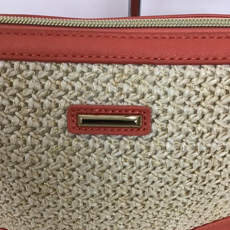 グローブ grove ショルダーバッグ ショルダーバッグ 769-04091 メタルバー付きショルダーバッグ 無地 ベージュ / ベージュ / X 橙 / オレンジ / レディース USED 古着 中古 10093816