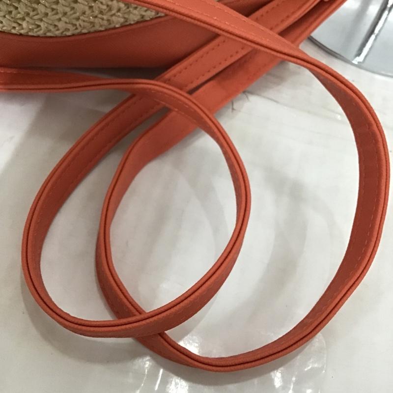 グローブ grove ショルダーバッグ ショルダーバッグ 769-04091 メタルバー付きショルダーバッグ 無地 ベージュ / ベージュ / X 橙 / オレンジ / レディース USED 古着 中古 10093816